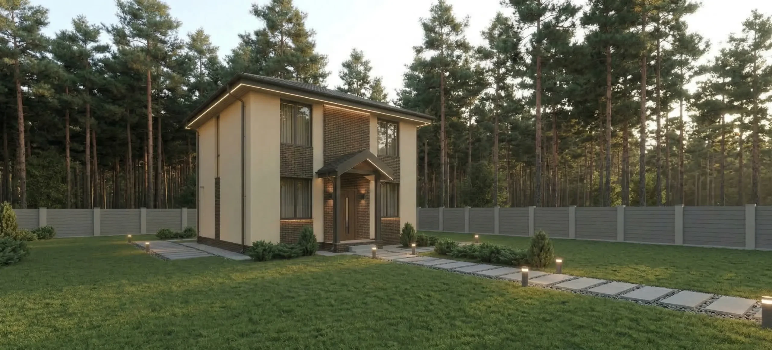 Дом из газобетона 160 м² в Кузьмолово